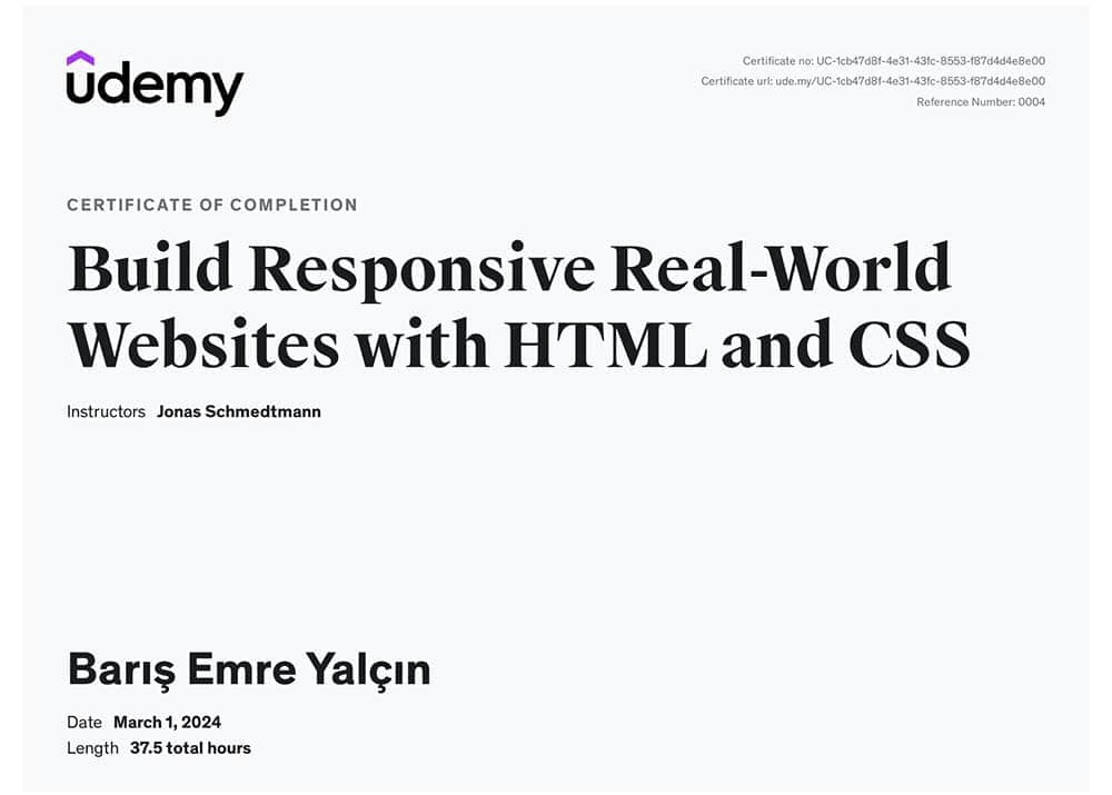 responsive web design certificate